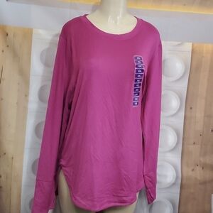 NWT Favorite Long Sleeve Pink Super Soft Tops Size XXL